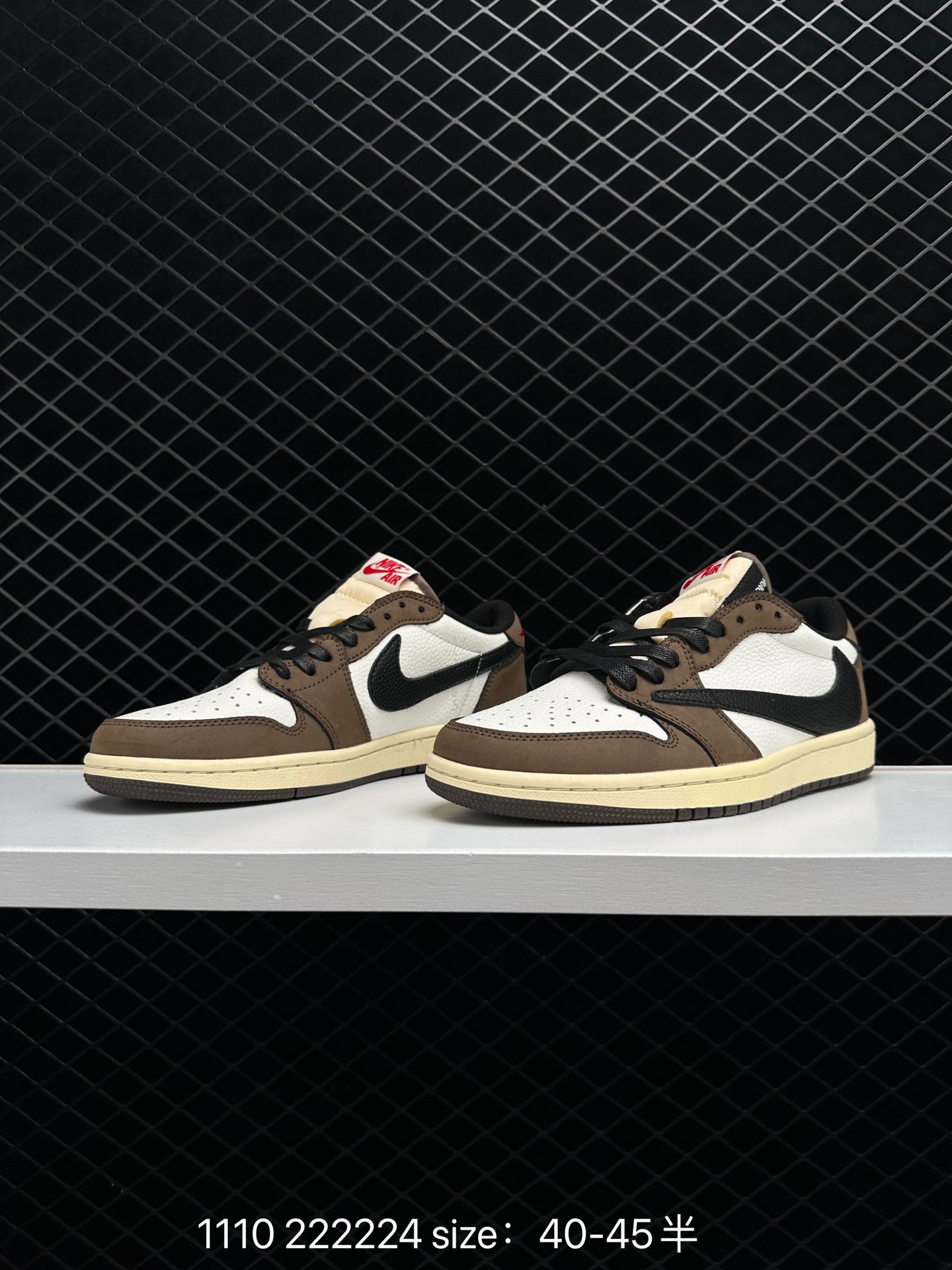 Travis Scott x Air Jordan 1 Low OG “Black Phantom